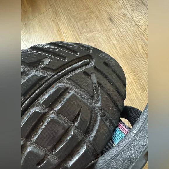 Chaco Z Cloud 2 Toe Loop Sandal Women Sz 8 Cobble Tea Rose Color block Pattern - Picture 7 of 7